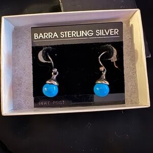 Sterling Silver Blue Earrings